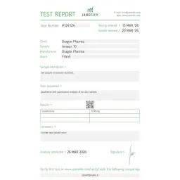 Anavar 10 lab test result (2026-03-26)
