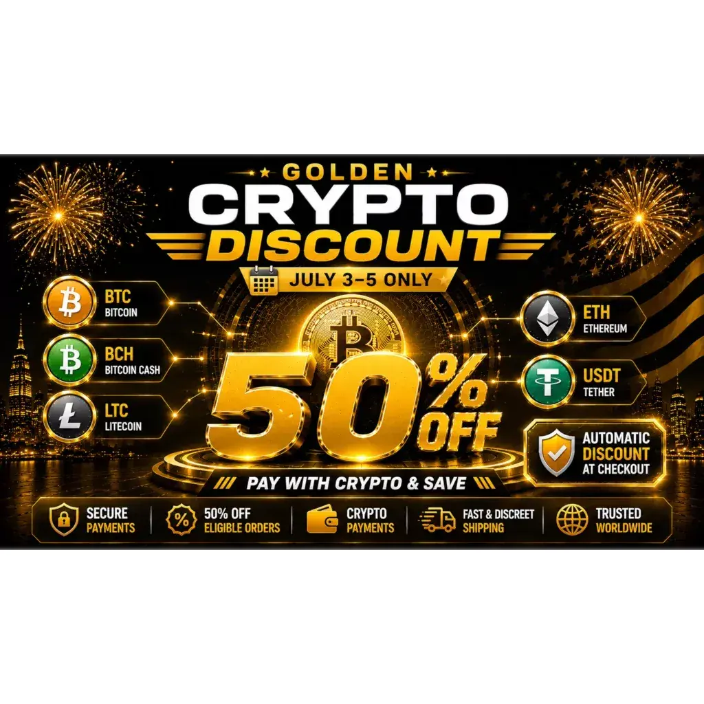 Crypto Discount – 50% OFF