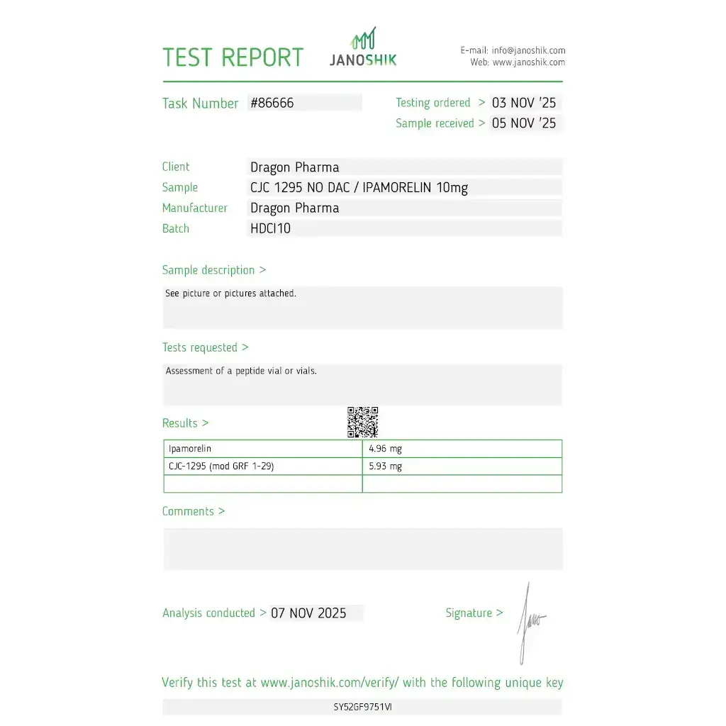 CJC 1295 No DAC/Ipamorelin