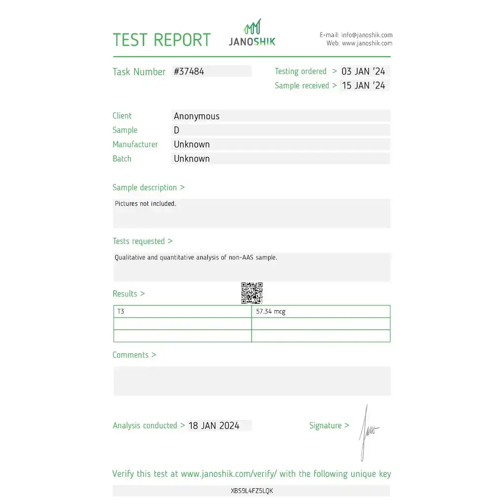 Liothyronine (T3) 50 mcg