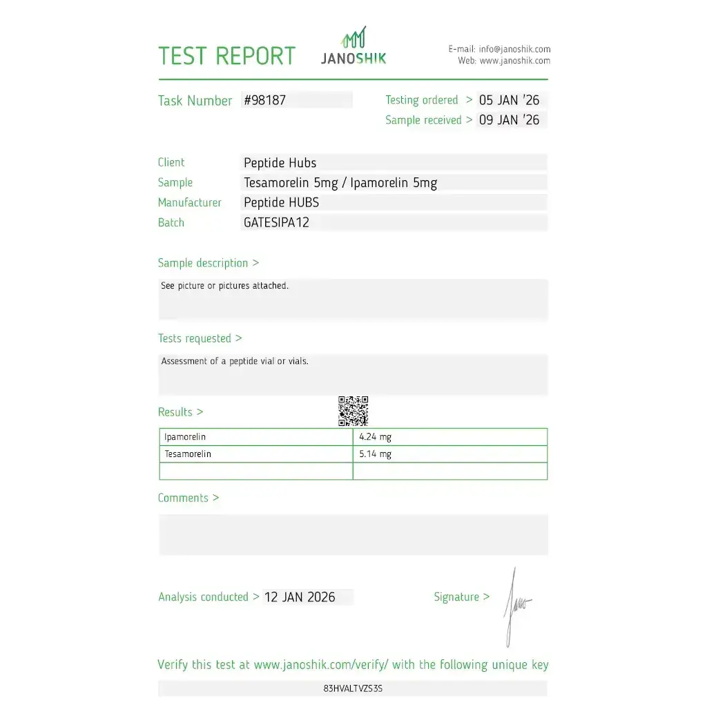 Tesamorelin/Ipamorelin