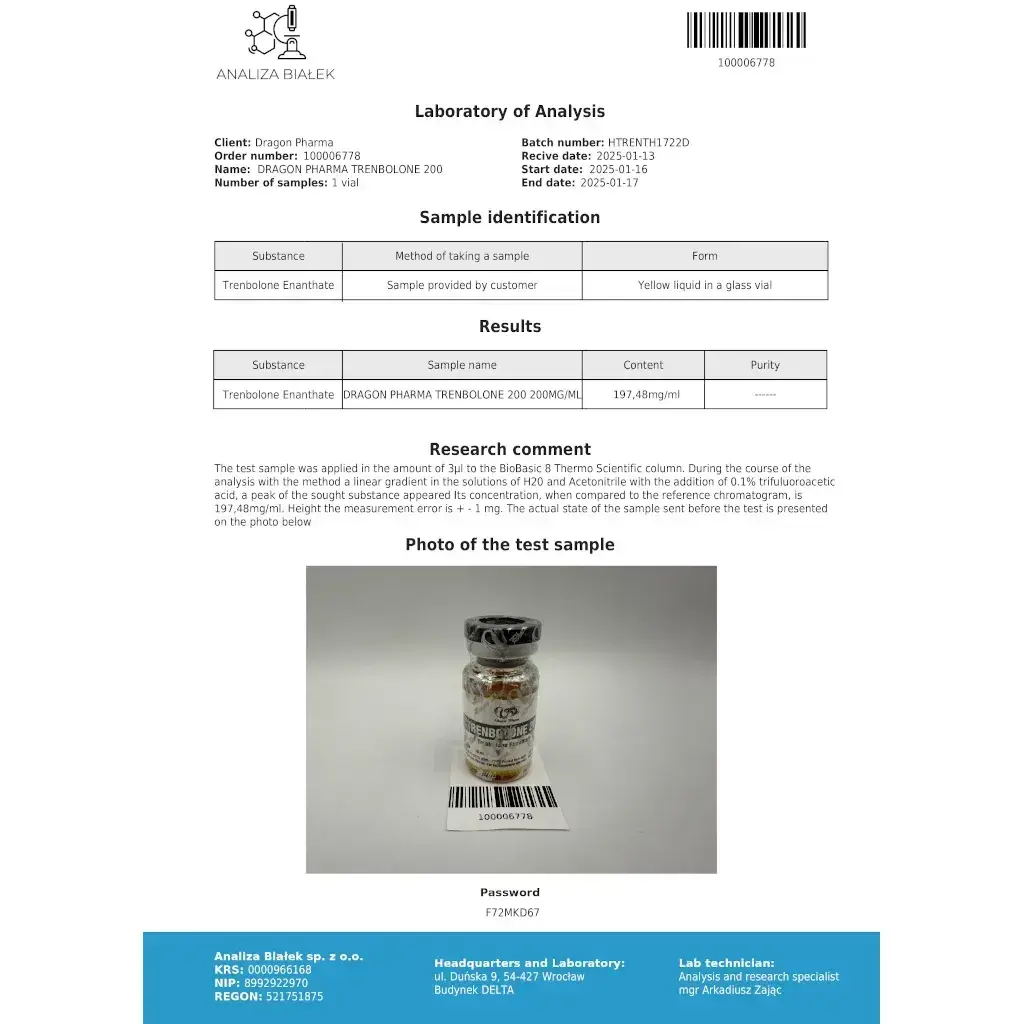 Trenbolone 200 mg