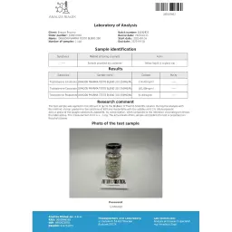 Testo Blend 350 lab test result (2025-04-18)