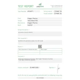 Testo Blend 350 lab test result (2026-03-25)